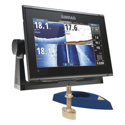 Kit pantalla táctil 9″ / Sonda CHIRP+ForwardScan+SideScan+DownScan / Transductor 600W 50/200kHz / NMEA 2000 / Wi-Fi / Cartografía Insight-Navionics-C-MAP
