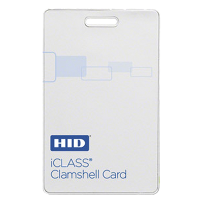 Tarjeta de Proximidad iClass / 26 Bits / Memoria 2K / Formato Clamshell Grueso / Programación Aleatoria