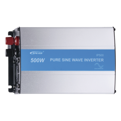 Inversor de Onda Senoidal Pura / 400 W Nominal / 500 W Pico / Entrada 24 VCC / Salida 120 VCA / 9.1 × 5.2 × 2.9 pulgadas