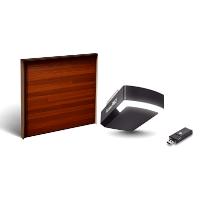 KIT COMPLETO Incluye /Puerta D/ Garage / APDOORGF 8×9 Pies / Insulada / Interfase ACCESSWIFI / Extension ACCESSEXTRAILC /Motor FS1000M / 1/2HP / Fuerte/Silencioso/Luz LED/Motor DC .