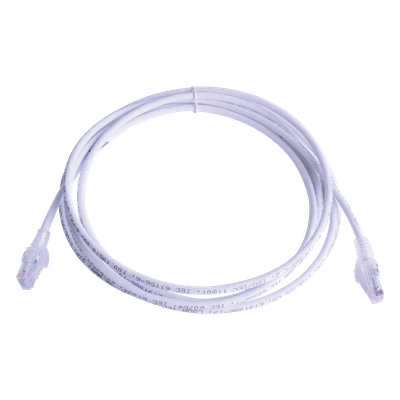 Patch Cord Cat6 UTP / CM-LS0H / 3.05 m (10 ft) / 26 AWG / Alta Densidad / PoE++ / Blanco