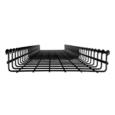 Charola Tipo Malla / Ancho 300 mm / Peralte 66 mm / Tramo 3 m (9.8 ft) / Capacidad 315 Cables UTP Cat6 / Acabado Epóxico Negro
