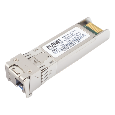 Transceptor WDM mini-GBIC SFP+ 10G / LC / Mono Modo 60 km (197 pies) / TX 1270nm RX 1330nm