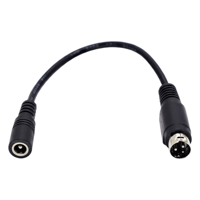 Adaptador de Corriente DC / Jack 5.5mm x 2.1mm a Mini-DIN 3 Pines / Plug & Play / 12V-19V-24V