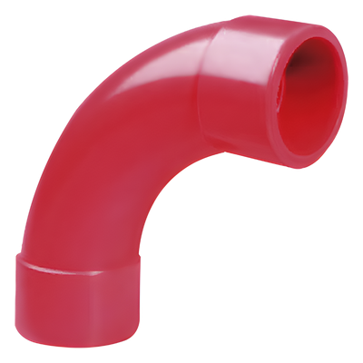 Codo de Radio Curvo 90° / 3/4″ (0.874″ ID / 22.1 mm) / CPVC Ignífugo / UL Listed / NFPA 13, 13R, 14 / Espacios Confinados