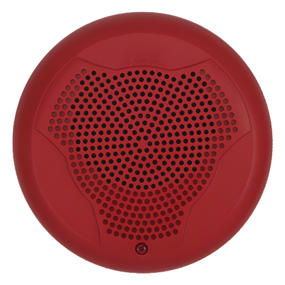 Bocina de Evacuación para Techo / Doble Voltaje 25/70.7 VRMS / Potencia Seleccionable 0.25 a 2 W / Frecuencia 520 Hz / Plataforma Xenón / Compatible SpectrAlert Advance