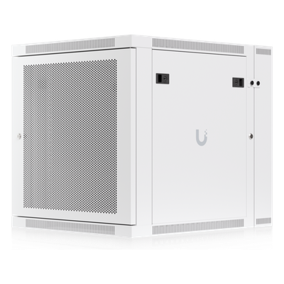 Gabinete Rack 12U / Montaje Pared / Puerta Trasera Abatible / Profundidad Ajustable 434-559 mm / Acero SPCC / 600 x 703 mm (23.6 x 27.6′)