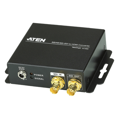 Conversor de video / 3G-SDI a HDMI / Full HD 1080p / Audio XLR balanceado / 1920×1200 @ 60Hz / 1.97 pies