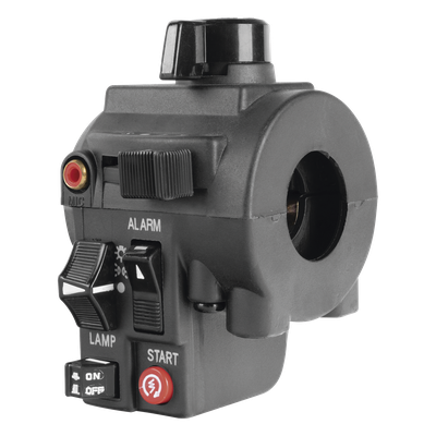 Controlador de Luces y Sirena / 12V DC / IP66 / Interruptor 4 Posiciones / Diseño Compacto