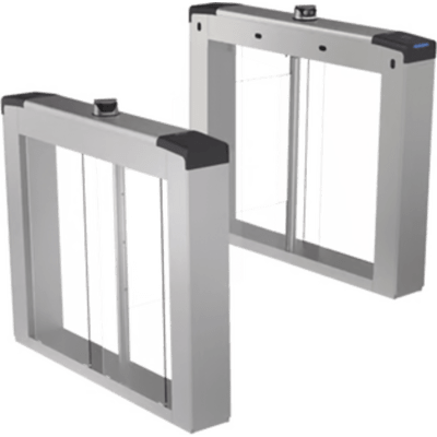 Torniquetes Quick Pass Carril de 90 cms (35.4 in) / Reconocimiento Facial y Lectores de Tarjeta Incluidos / Aletas de Acrílico Incluidas / Bidireccional / 5,000,000 MCBF / 4 Pares de dToF